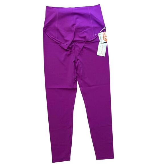 NWT Free People Movement x Hatch Never Better Maternity Leggings Purple Size S - Picture 3 of 7